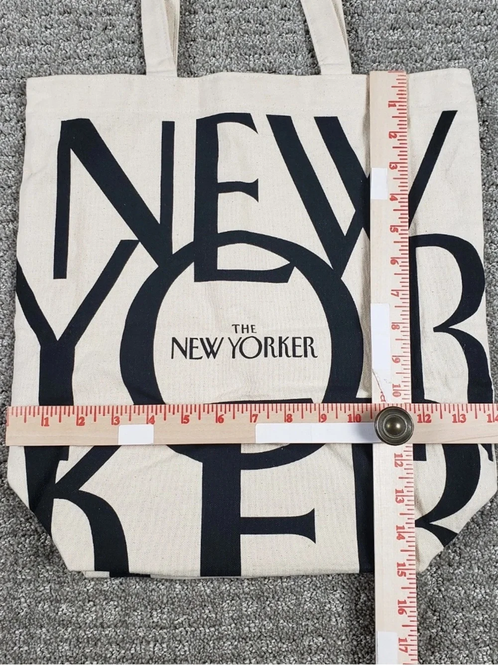 The New Yorker Canvas Tote Bag